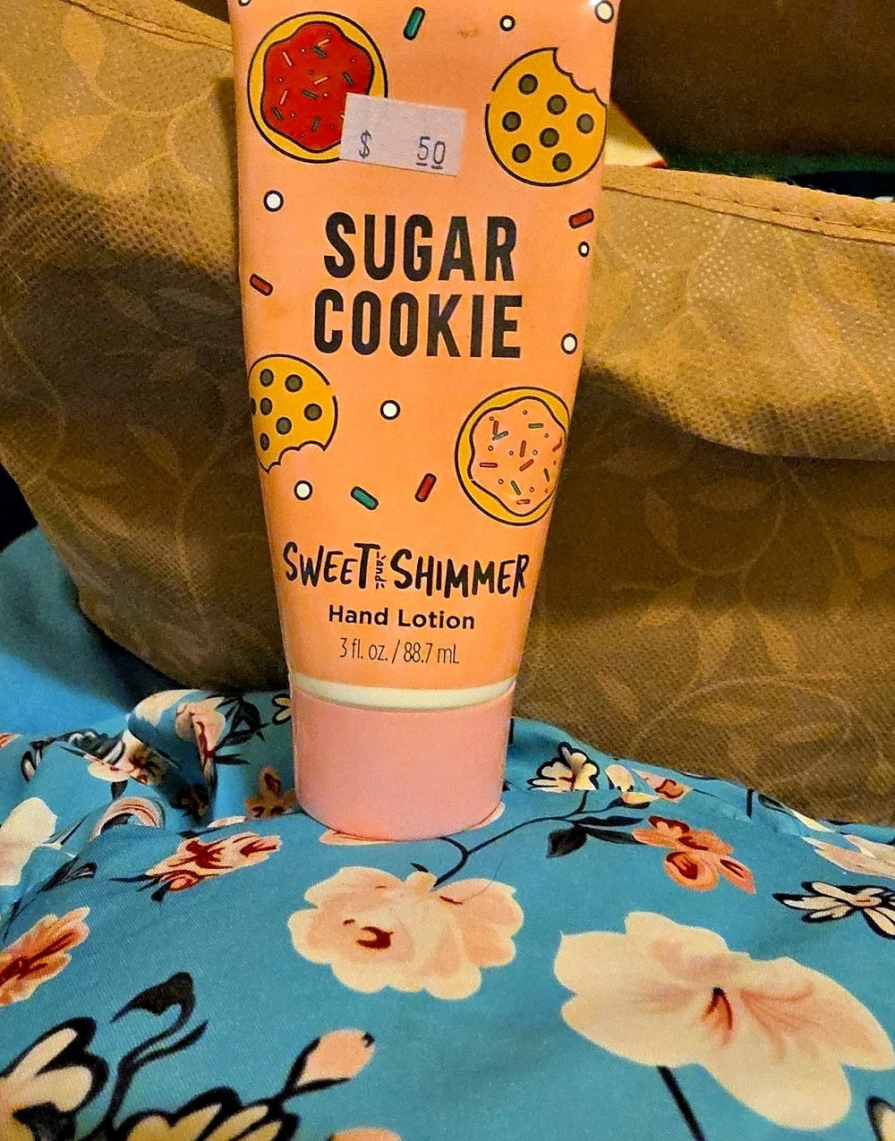Sweet Shimmer Sugar Cookie Hand Lotion Pink & Orange